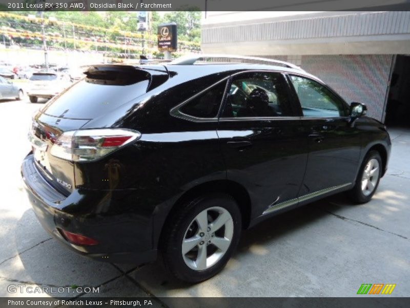 Obsidian Black / Parchment 2011 Lexus RX 350 AWD
