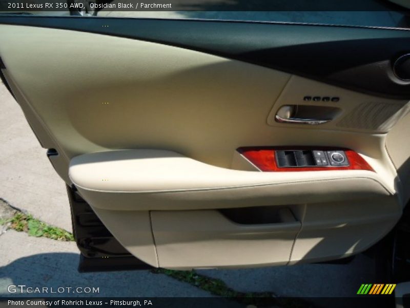 Obsidian Black / Parchment 2011 Lexus RX 350 AWD