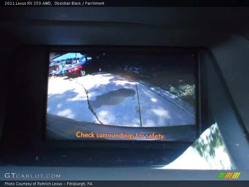 Obsidian Black / Parchment 2011 Lexus RX 350 AWD