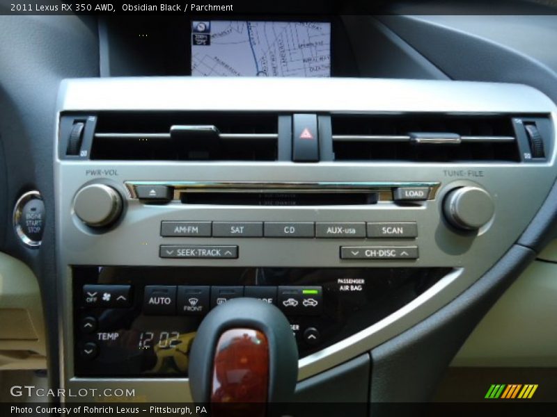 Obsidian Black / Parchment 2011 Lexus RX 350 AWD