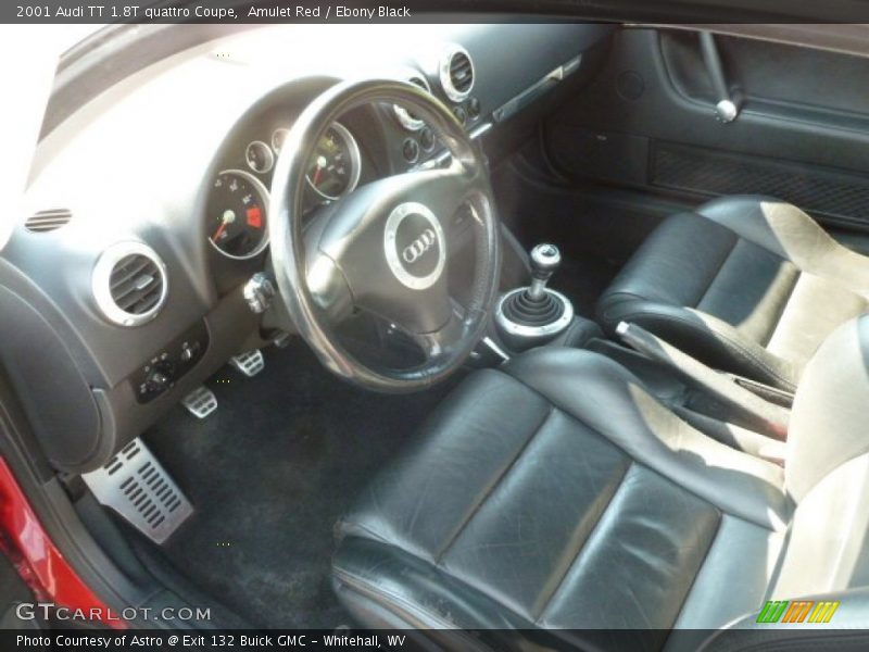 Ebony Black Interior - 2001 TT 1.8T quattro Coupe 