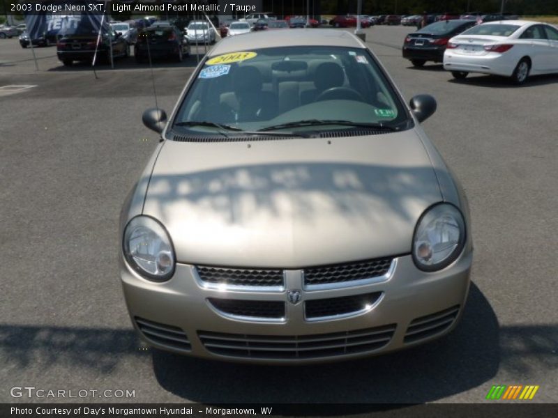 Light Almond Pearl Metallic / Taupe 2003 Dodge Neon SXT