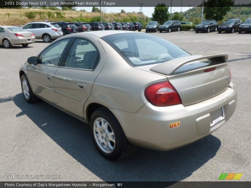 Light Almond Pearl Metallic / Taupe 2003 Dodge Neon SXT