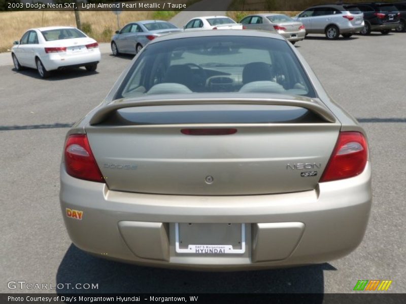 Light Almond Pearl Metallic / Taupe 2003 Dodge Neon SXT