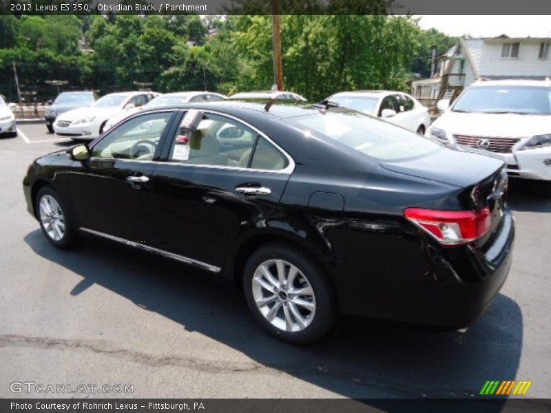 Obsidian Black / Parchment 2012 Lexus ES 350