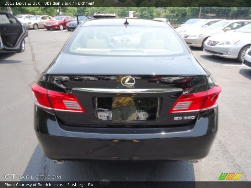 Obsidian Black / Parchment 2012 Lexus ES 350