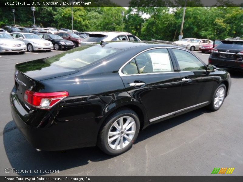 Obsidian Black / Parchment 2012 Lexus ES 350