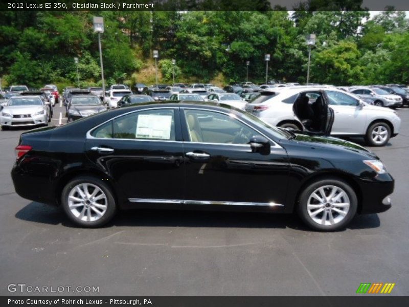 Obsidian Black / Parchment 2012 Lexus ES 350