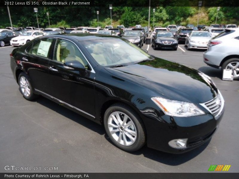 Obsidian Black / Parchment 2012 Lexus ES 350