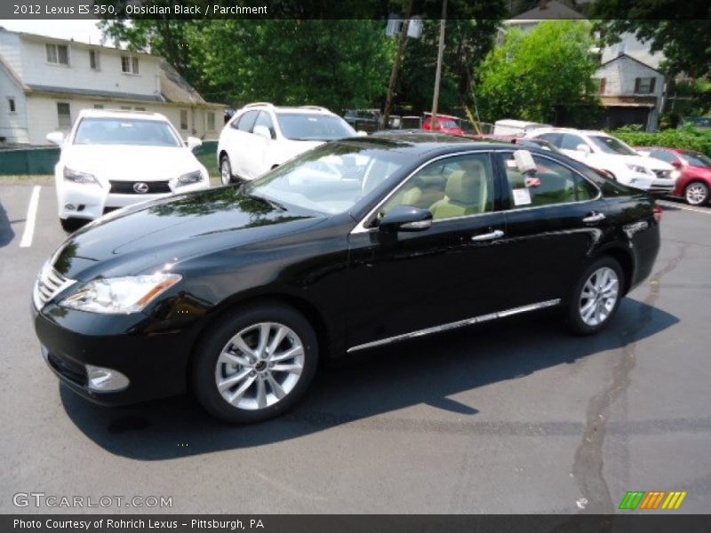 Obsidian Black / Parchment 2012 Lexus ES 350