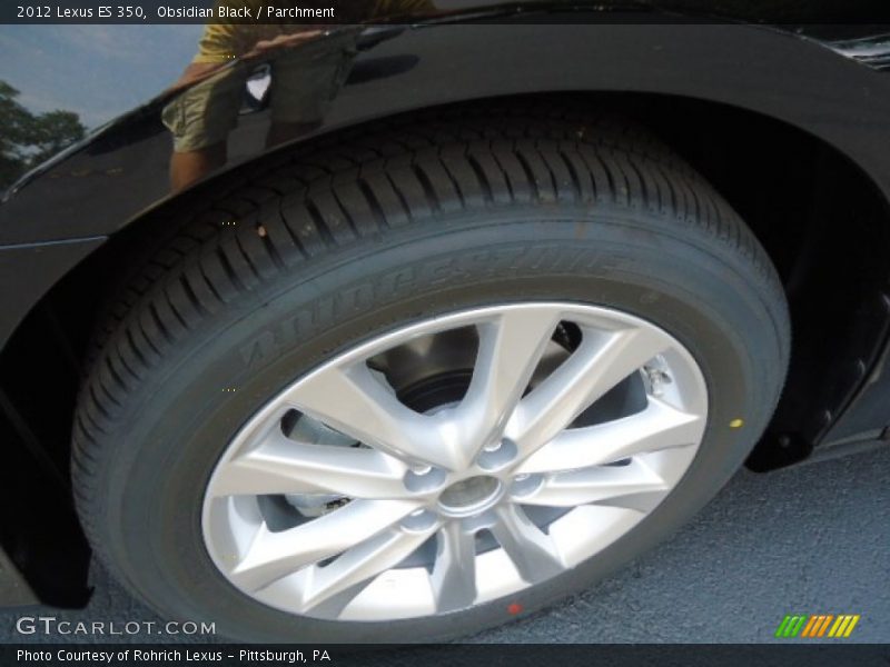 Obsidian Black / Parchment 2012 Lexus ES 350