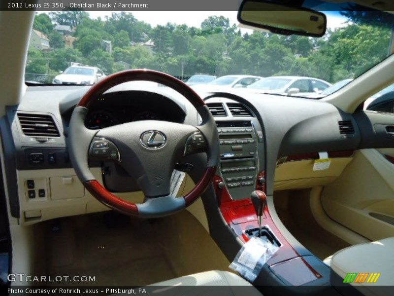 Obsidian Black / Parchment 2012 Lexus ES 350