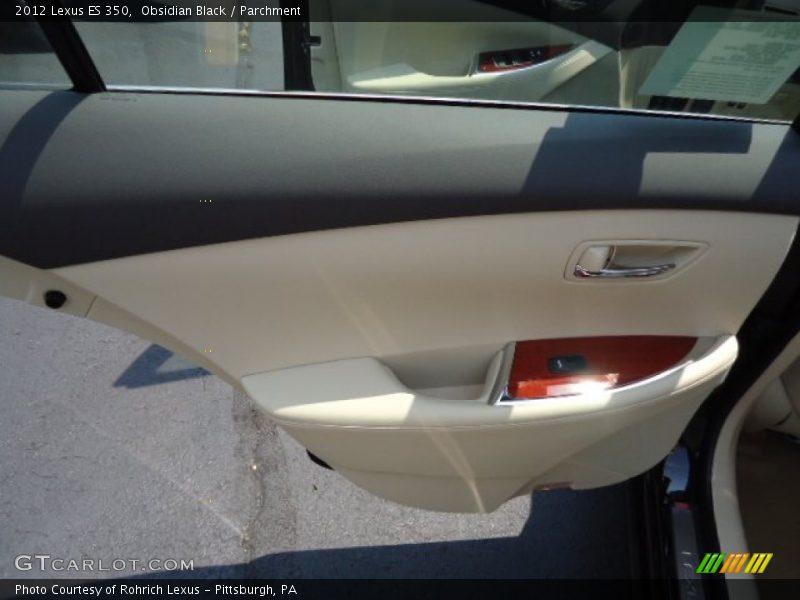 Obsidian Black / Parchment 2012 Lexus ES 350