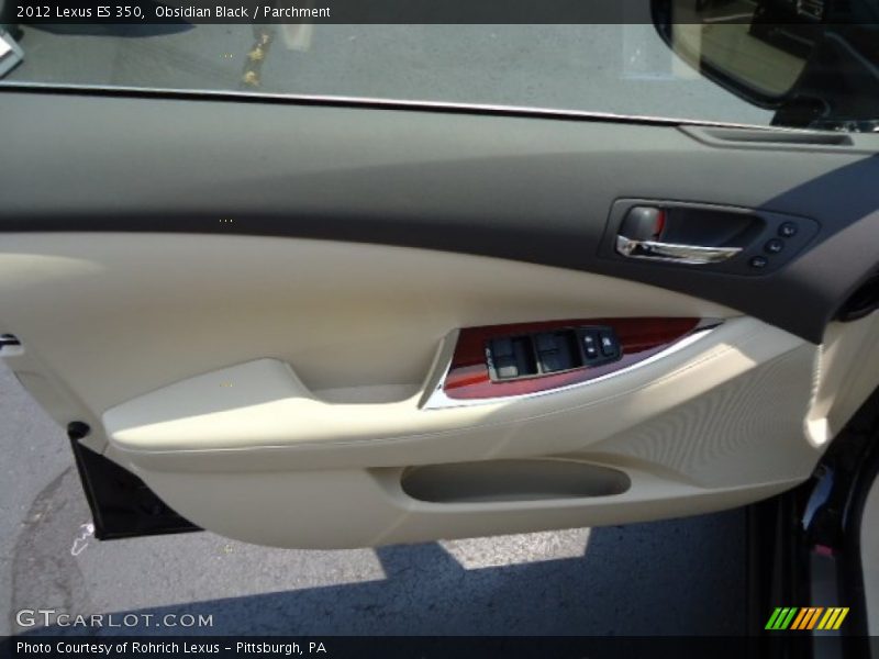 Obsidian Black / Parchment 2012 Lexus ES 350