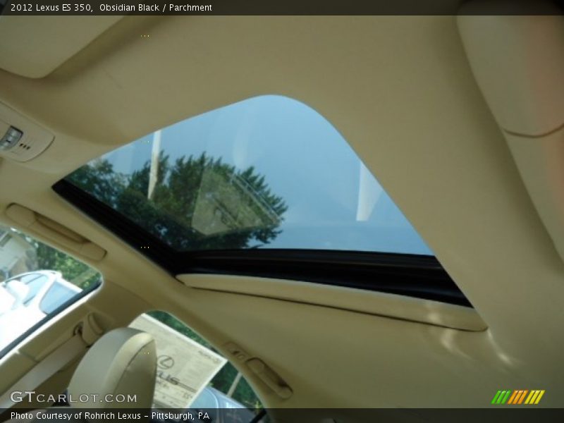 Obsidian Black / Parchment 2012 Lexus ES 350