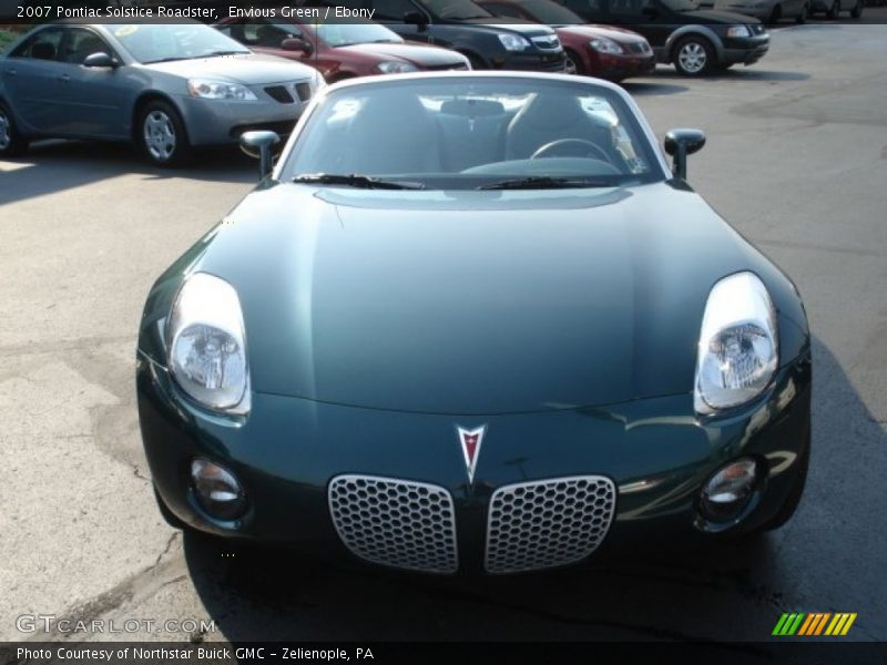 Envious Green / Ebony 2007 Pontiac Solstice Roadster