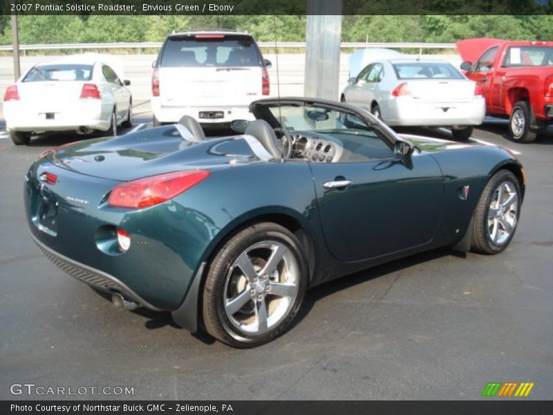 Envious Green / Ebony 2007 Pontiac Solstice Roadster