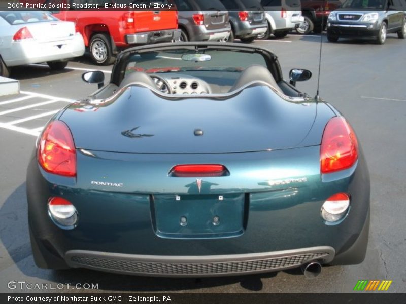 Envious Green / Ebony 2007 Pontiac Solstice Roadster