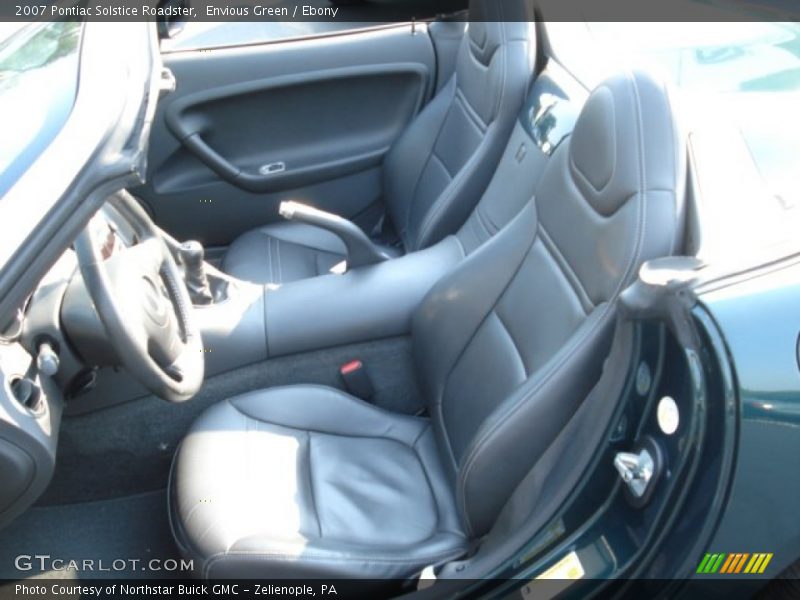 Envious Green / Ebony 2007 Pontiac Solstice Roadster