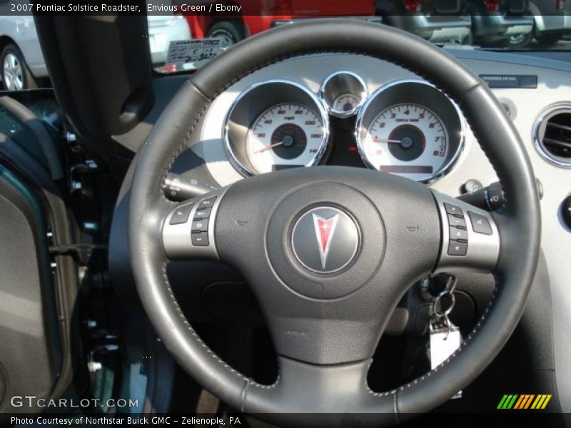 Envious Green / Ebony 2007 Pontiac Solstice Roadster