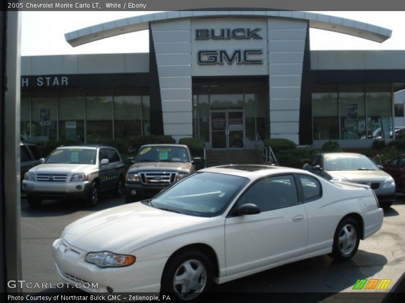 White / Ebony 2005 Chevrolet Monte Carlo LT