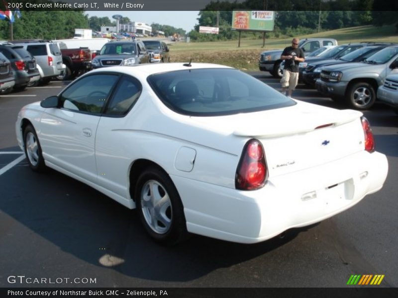 White / Ebony 2005 Chevrolet Monte Carlo LT