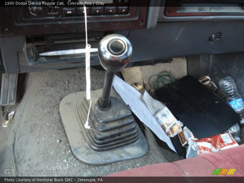 Colorado Red / Gray 1990 Dodge Dakota Regular Cab