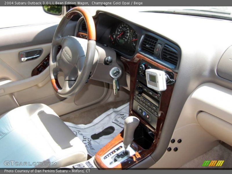 Champagne Gold Opal / Beige 2004 Subaru Outback 3.0 L.L.Bean Edition Wagon