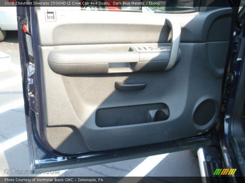 Dark Blue Metallic / Ebony 2008 Chevrolet Silverado 3500HD LS Crew Cab 4x4 Dually