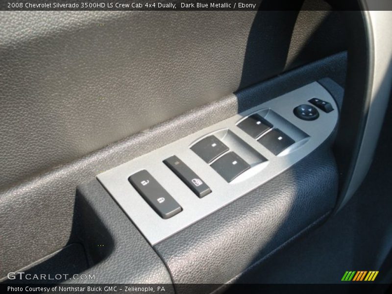 Dark Blue Metallic / Ebony 2008 Chevrolet Silverado 3500HD LS Crew Cab 4x4 Dually