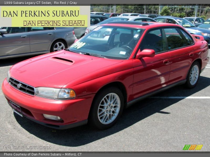 Rio Red / Gray 1999 Subaru Legacy GT Sedan