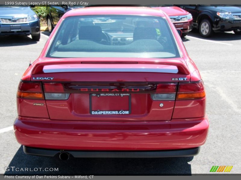 Rio Red / Gray 1999 Subaru Legacy GT Sedan