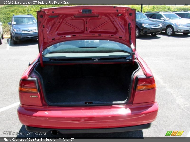 Rio Red / Gray 1999 Subaru Legacy GT Sedan