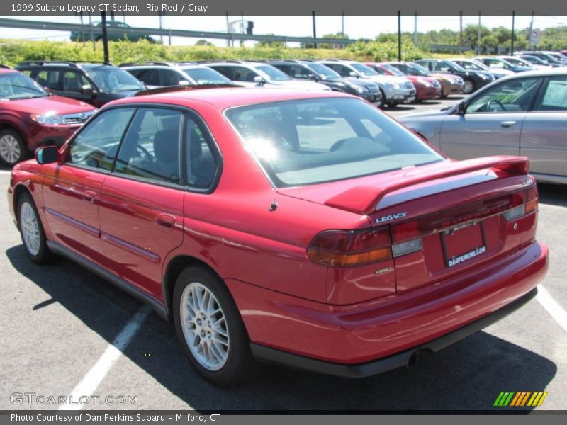 Rio Red / Gray 1999 Subaru Legacy GT Sedan