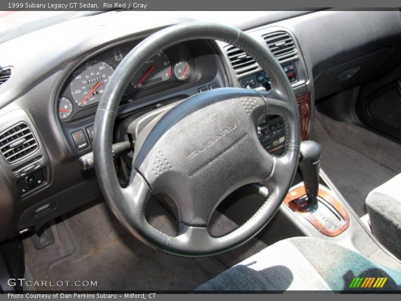 Rio Red / Gray 1999 Subaru Legacy GT Sedan