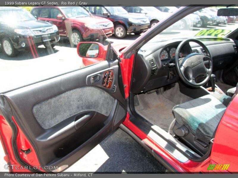 Rio Red / Gray 1999 Subaru Legacy GT Sedan