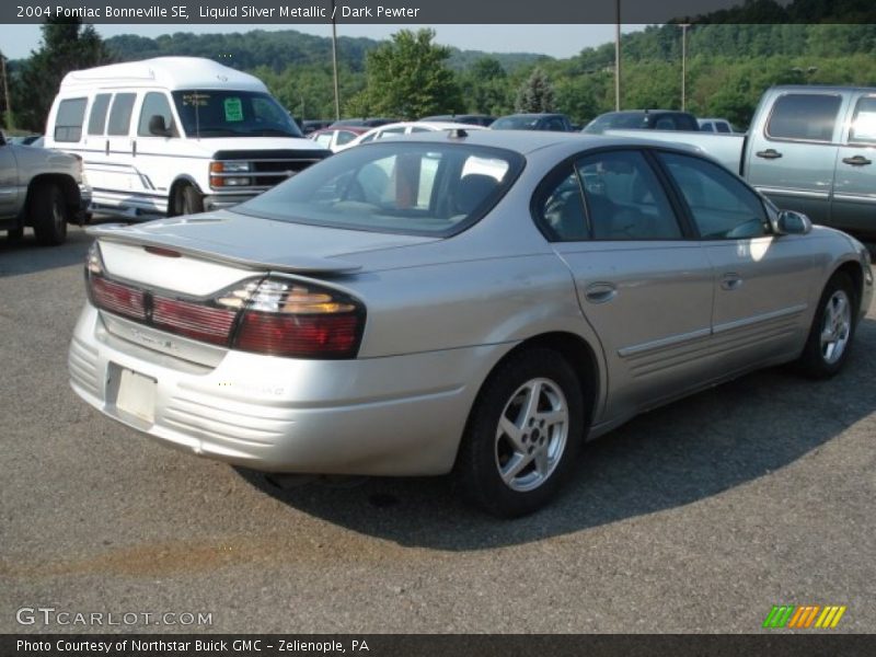 Liquid Silver Metallic / Dark Pewter 2004 Pontiac Bonneville SE