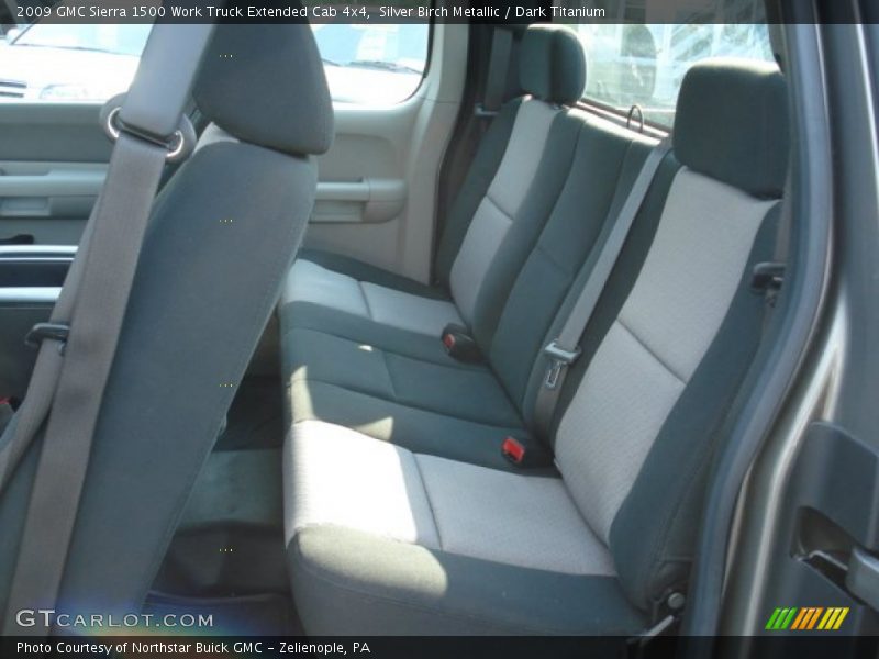 Silver Birch Metallic / Dark Titanium 2009 GMC Sierra 1500 Work Truck Extended Cab 4x4