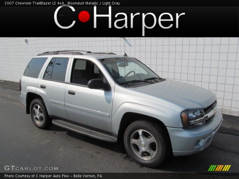 Moondust Metallic / Light Gray 2007 Chevrolet TrailBlazer LS 4x4