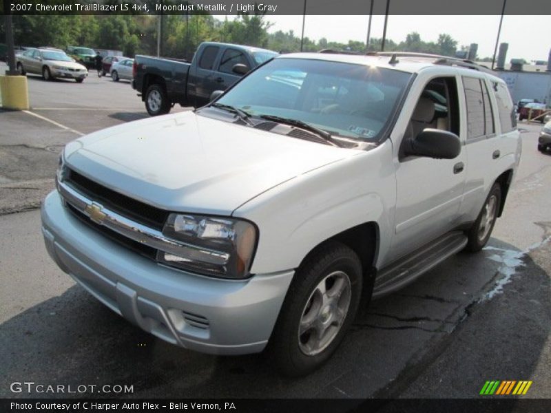 Moondust Metallic / Light Gray 2007 Chevrolet TrailBlazer LS 4x4
