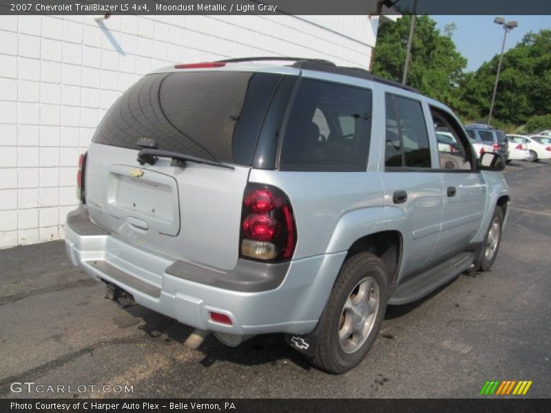 Moondust Metallic / Light Gray 2007 Chevrolet TrailBlazer LS 4x4