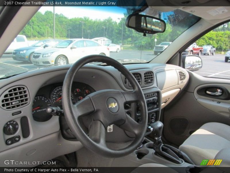 Moondust Metallic / Light Gray 2007 Chevrolet TrailBlazer LS 4x4