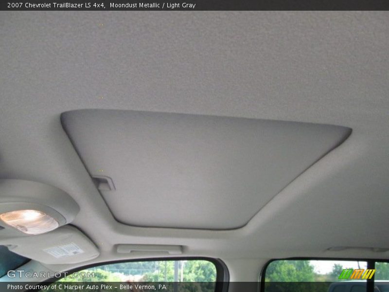 Moondust Metallic / Light Gray 2007 Chevrolet TrailBlazer LS 4x4