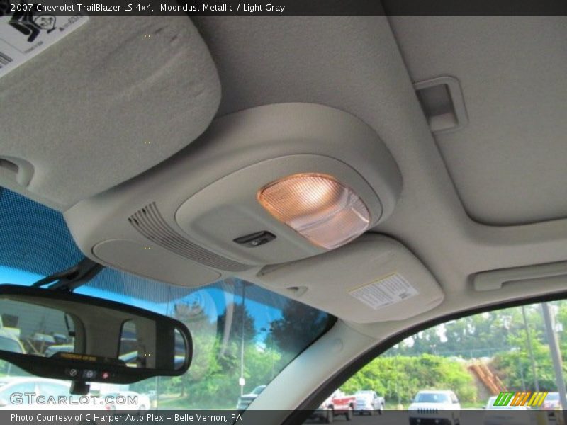 Moondust Metallic / Light Gray 2007 Chevrolet TrailBlazer LS 4x4