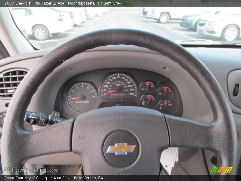 Moondust Metallic / Light Gray 2007 Chevrolet TrailBlazer LS 4x4