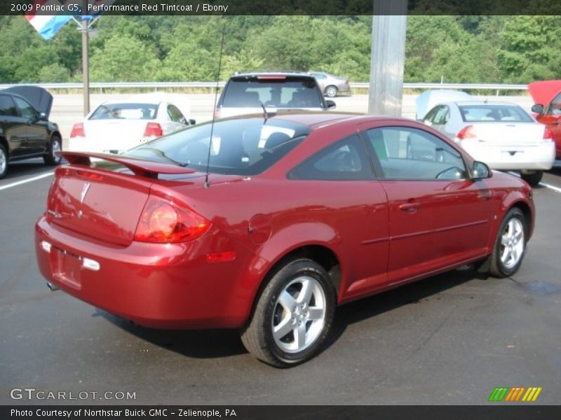 Performance Red Tintcoat / Ebony 2009 Pontiac G5