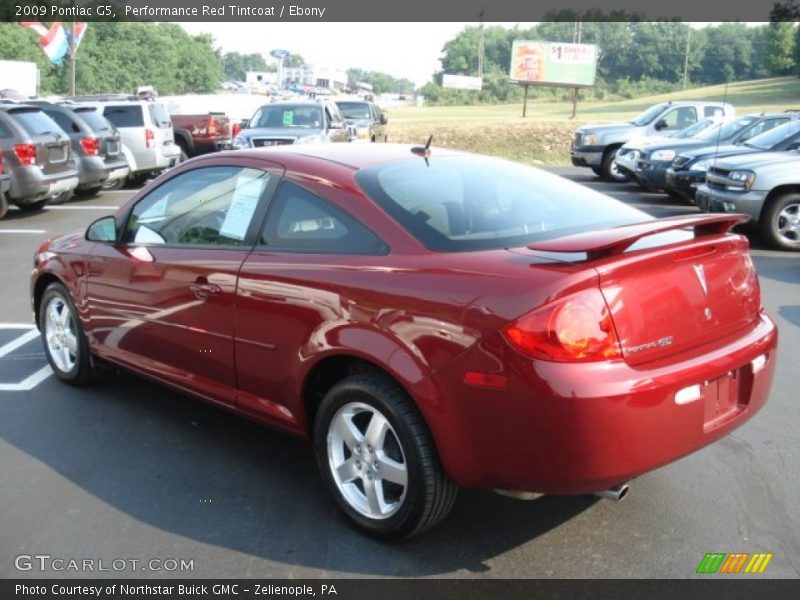 Performance Red Tintcoat / Ebony 2009 Pontiac G5