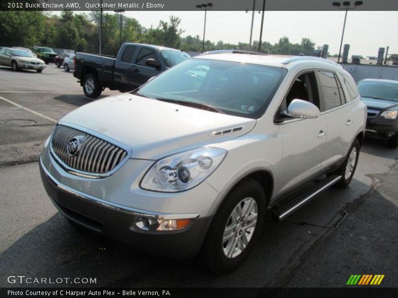 Quicksilver Metallic / Ebony 2012 Buick Enclave AWD