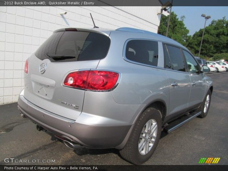 Quicksilver Metallic / Ebony 2012 Buick Enclave AWD