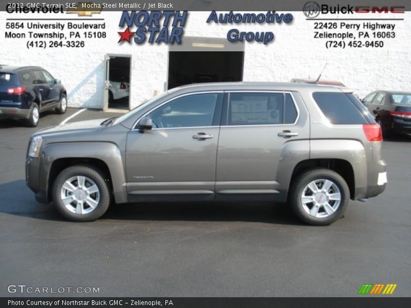 Mocha Steel Metallic / Jet Black 2012 GMC Terrain SLE